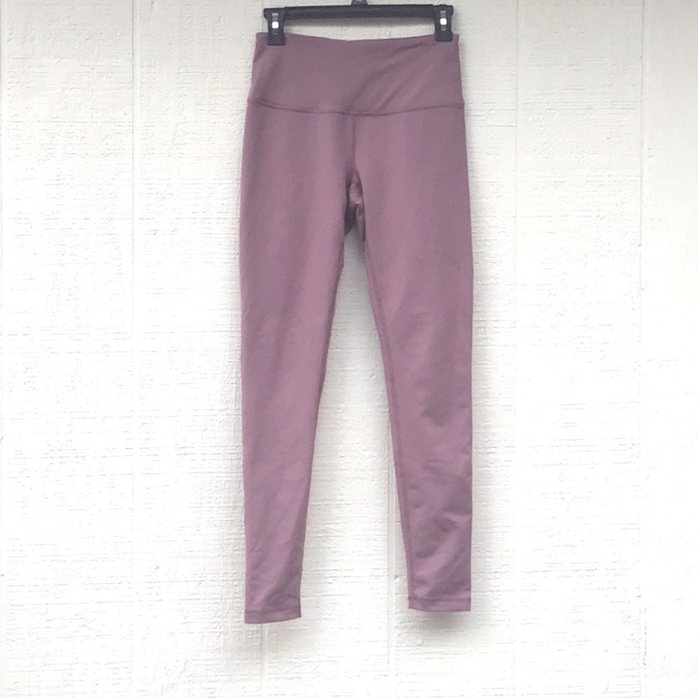 Zella dusty rose pink mauve leggings